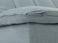 MCW Schlafsofa M79 Stoff/Textil Blau-Grau