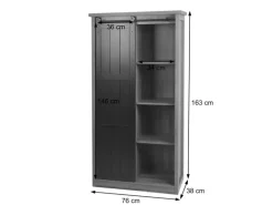 MCW Schrank K75 Braun