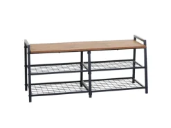 MCW Schuhregal A27 40x107x38cm Wildeiche-Optik