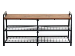 MCW Schuhregal A27 40x107x38cm Wildeiche-Optik