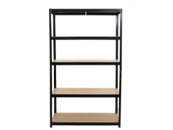 MCW Schwerlastregal E33 Schwarz 200x120x60cm