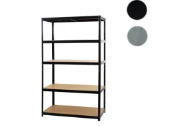 MCW Schwerlastregal E33 Schwarz 200x120x60cm