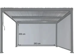 MCW Seitenwand Für Pergola L41 Anthrazit 3x3m