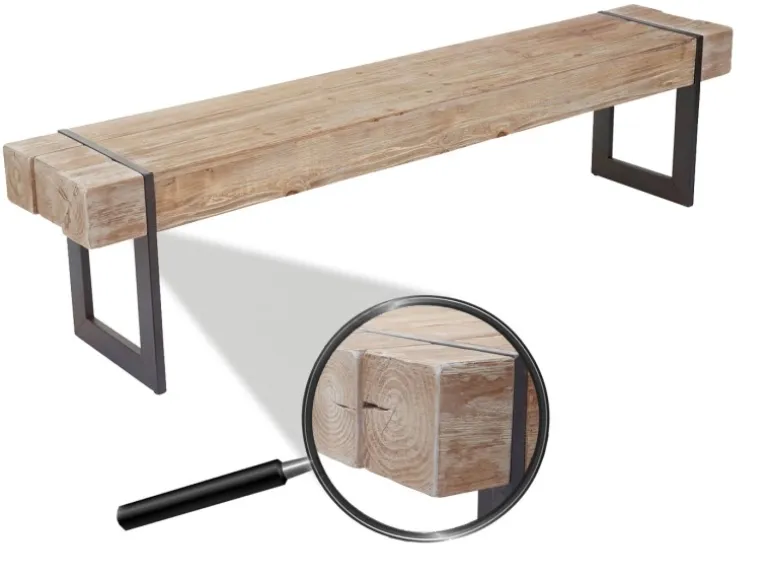 MCW Sitzbank A15 Naturfarben 160cm