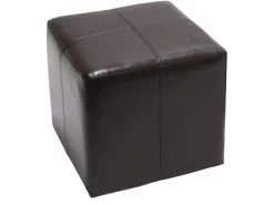 MCW Sitzhocker Carrara Braun 36x36x36cm