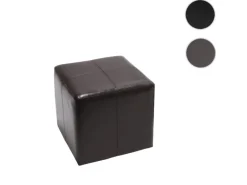 MCW Sitzhocker Carrara Braun 36x36x36cm