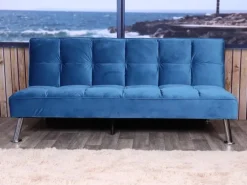 MCW Sofa K21 Samt Blau