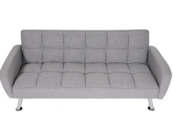 MCW Sofa K19 Stoff/Textil Hellgrau