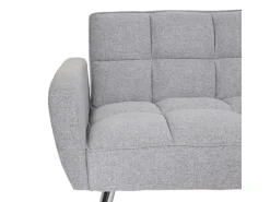 MCW Sofa K19 Stoff/Textil Hellgrau