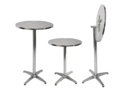 MCW Stehtisch mit Husse J30 2-teilig Husse Creme-Beige