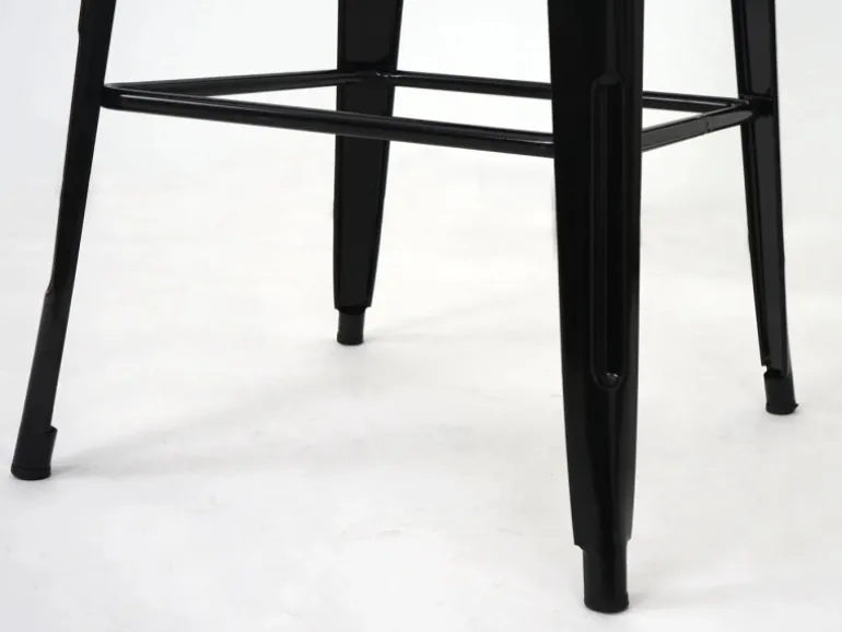 MCW Stehtisch-Set A73 Metall 3-teilig Schwarz