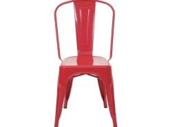 MCW Stuhl A73 Metall 4er-Set Rot