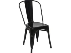 MCW Stuhl A73 Metall Schwarz