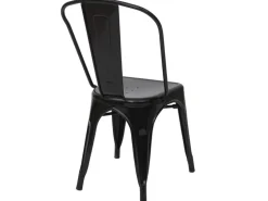 MCW Stuhl A73 Metall Schwarz