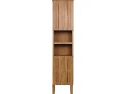 MCW Teak-Hochschrank M72 2 Türen 6 Fächer