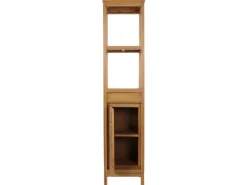 MCW Teak-Hochschrank M74 1 Tür 4 Fächer