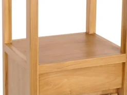 MCW Teak-Hochschrank M74 1 Tür 4 Fächer