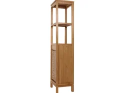 MCW Teak-Hochschrank M74 1 Tür 4 Fächer