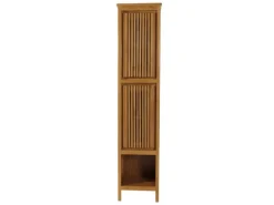 MCW Teak-Hochschrank M70 2 Türen 5 Fächer