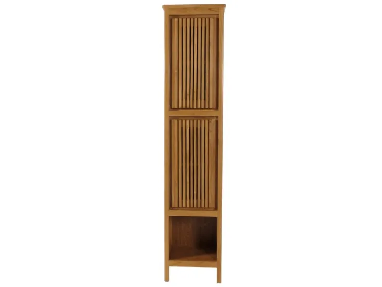 MCW Teak-Hochschrank M70 2 Türen 5 Fächer