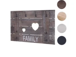 MCW Wandgarderobe C89 Family Shabby-Look Braun Shabby