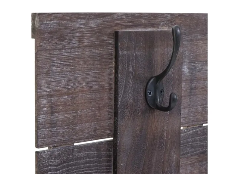 MCW Wandgarderobe C89 Family Shabby-Look Braun Shabby
