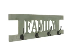 MCW Wandgarderobe C60 Family Shabby-Look Grün Shabby