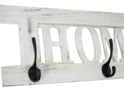 MCW Wandgarderobe C60 Home Shabby-Look Weiß Shabby
