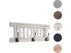 MCW Wandgarderobe C60 Home Shabby-Look Weiß Shabby