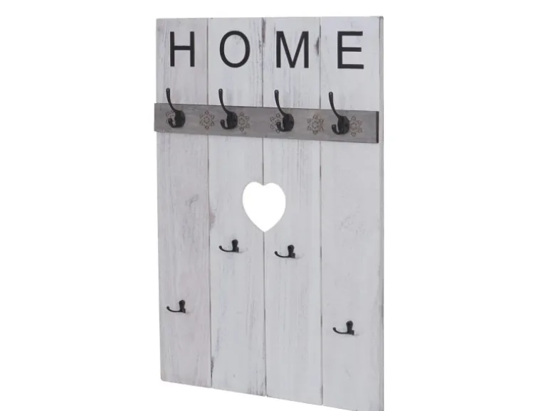 MCW Wandgarderobe C89 Home Shabby-Look Weiß Shabby