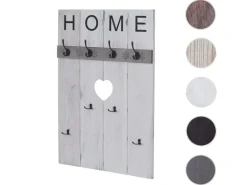 MCW Wandgarderobe C89 Home Shabby-Look Weiß Shabby