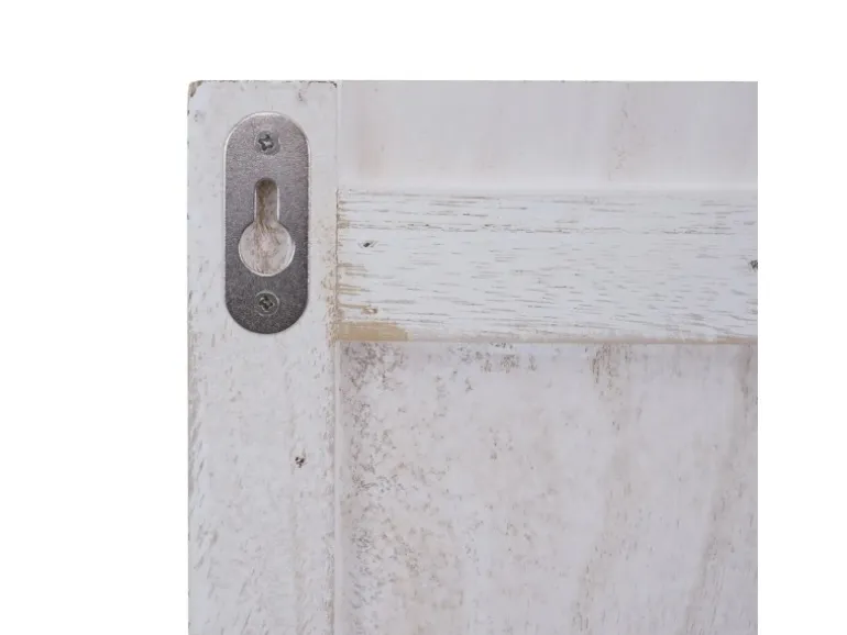 MCW Wandgarderobe C89 Home Shabby-Look Weiß Shabby