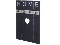 MCW Wandgarderobe C89 Home Shabby-Look Dunkelgrau Shabby