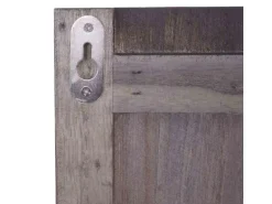 MCW Wandgarderobe C89 Home Shabby-Look Dunkelgrau Shabby