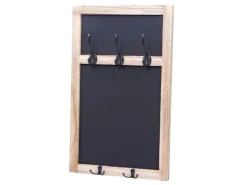 MCW Wandgarderobe C51 mit Kreidetafel Naturbraun