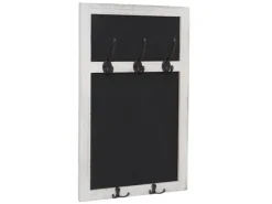 MCW Wandgarderobe C51 mit Kreidetafel Weiß Shabby