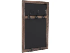 MCW Wandgarderobe C51 mit Kreidetafel Braun Shabby