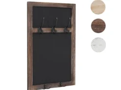 MCW Wandgarderobe C51 mit Kreidetafel Braun Shabby