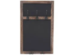 MCW Wandgarderobe C51 mit Kreidetafel Braun Shabby