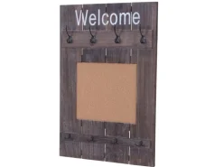 MCW Wandgarderobe C89 mit Pinnwand Braun Shabby