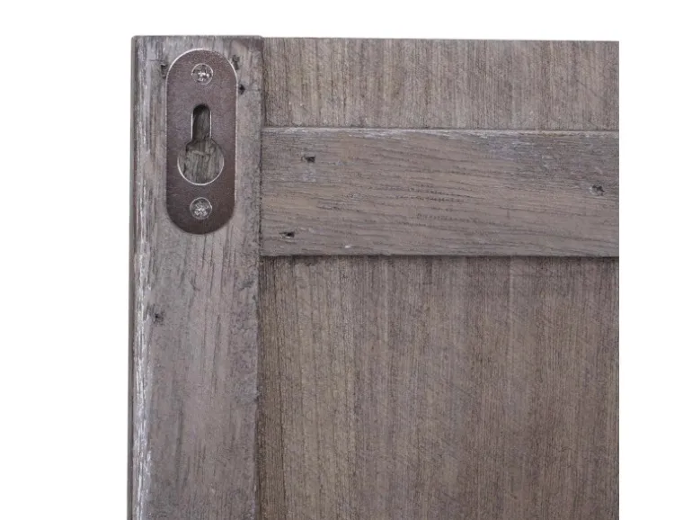MCW Wandgarderobe C89 mit Pinnwand Braun Shabby
