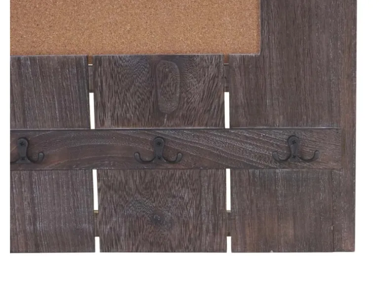 MCW Wandgarderobe C89 mit Pinnwand Braun Shabby