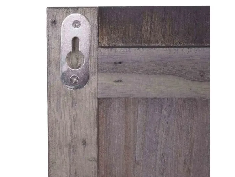 MCW Wandgarderobe C89 mit Pinnwand Dunkelgrau Shabby