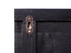 MCW Wandgarderobe C89 mit Spiegel Dunkelgrau Shabby