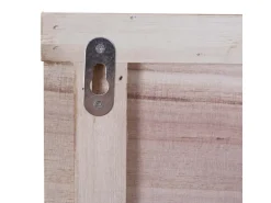 MCW Wandgarderobe C89 mit Spiegel Naturbraun