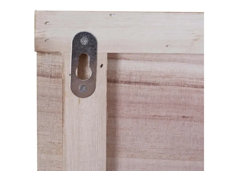 MCW Wandgarderobe C89 mit Spiegel Naturbraun