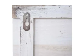 MCW Wandgarderobe C89 mit Spiegel Weiß Shabby