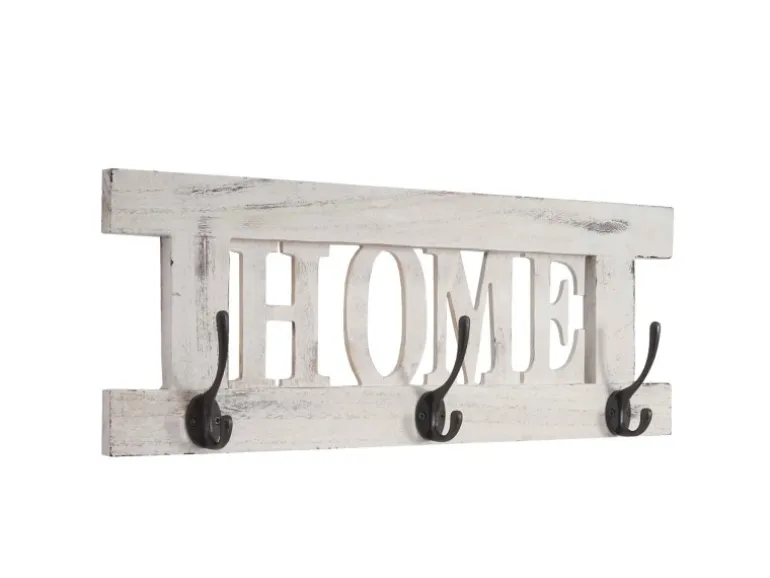 MCW Wandgarderobe C60 Shabby 2-teilig Weiß Shabby