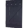MCW Wandgarderobe D13 Dunkelgrau Shabby