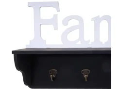 MCW Wandgarderobe D41 Family Schwarz/weiß